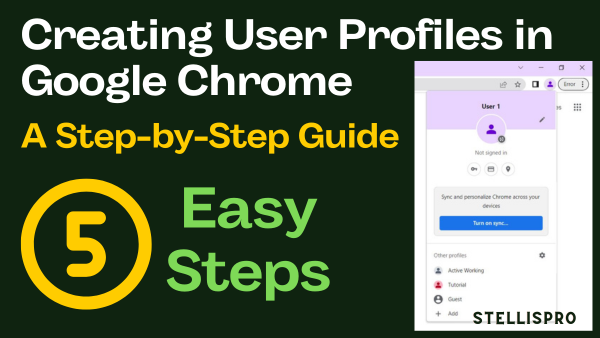 A Step-by-Step Guide to Creating User Profiles in Google Chrome 5 Easy Steps